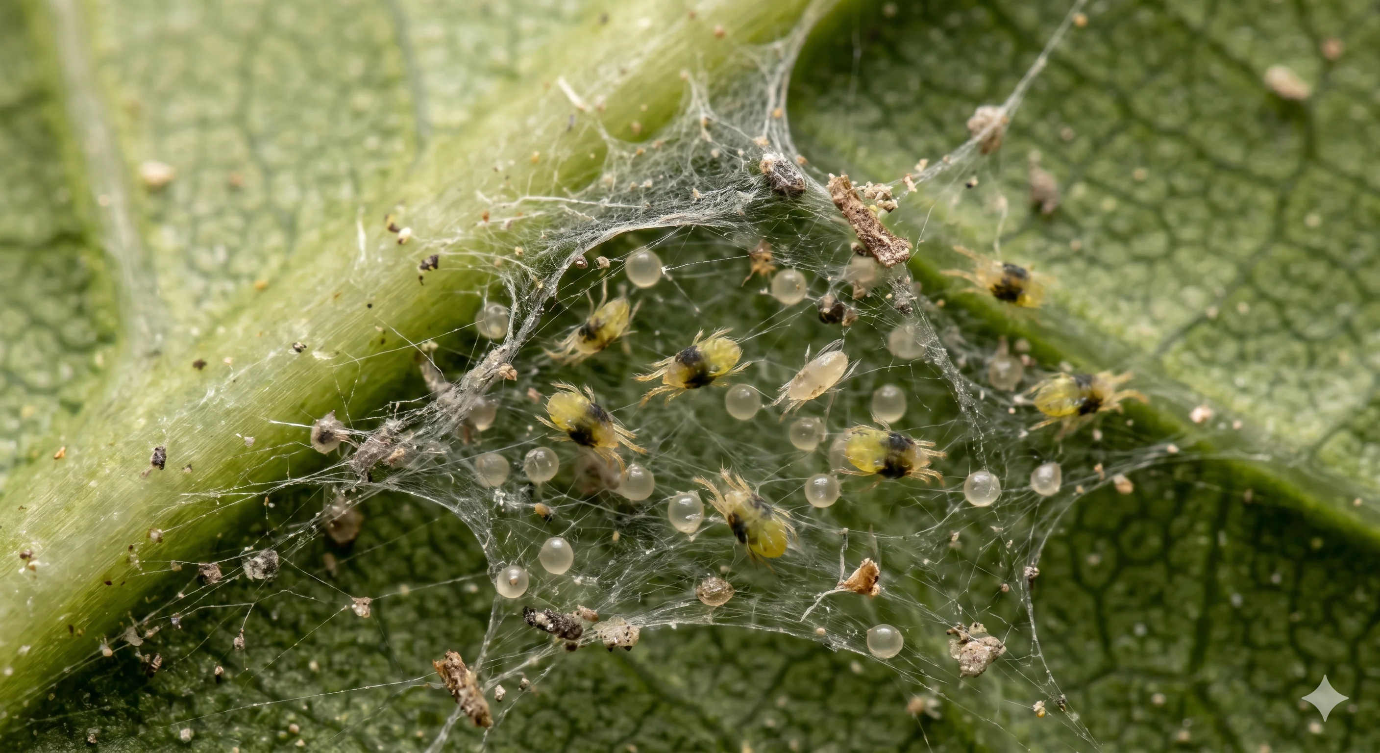Spider Mites on Outdoor Plants