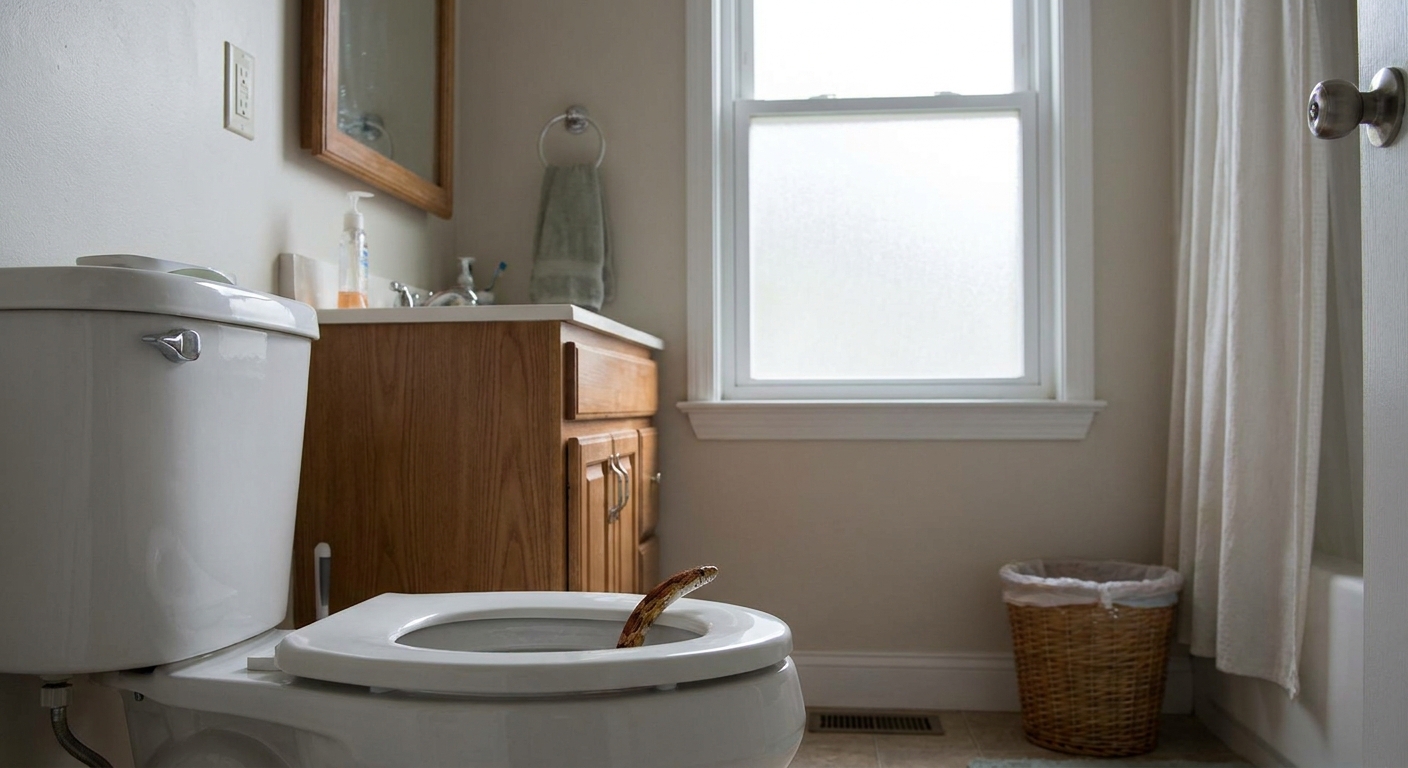 Snake in Your Toilet or Bathroom? What to Do Safely